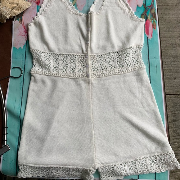 NWOT🌻ASOS crochet knit romper - Picture 6 of 6